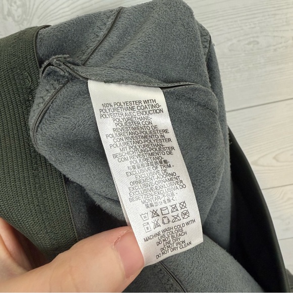 Free People Never Let Go Faux Leather Leggings Hunter Green Size 28 - Picture 6 of 6